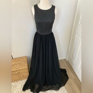 Armani Exchange • Black• Formal Long Dress • Size 0